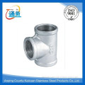 casting and cnc machine stainless steel 3 way elbow pipe fittings
